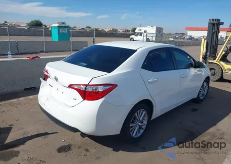 2014 Toyota Corolla Le Plus z USA, uszkodzony, nr VIN 5YFBURHE7EP100501